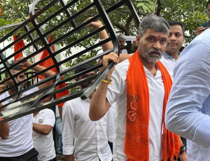 Nilesh Lanke | स्वराज्याच्या गडरक्षणाची जबाबदारीही आपली- खासदार निलेश लंके | Ahilyanagar News