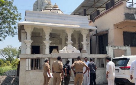 Rahata News | राहात्यात सुमथीनाथ जैन मंदिरात चोरीचा डाव उधळला..