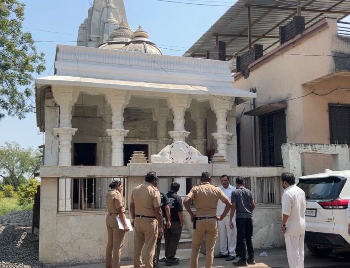 Rahata News | राहात्यात सुमथीनाथ जैन मंदिरात चोरीचा डाव उधळला..